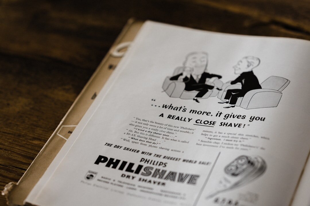 old magazine ad
